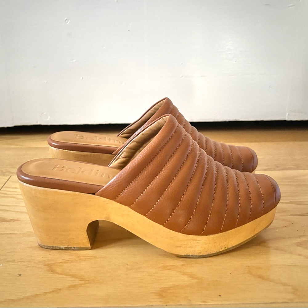 Beklina Ribbed Clog in Cocoa